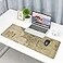Hood-W4 Middle Earth Map Extended Large XXL Gaming Mouse Pad Mat 315 x 118 in Mousepad Keyboard with NonSlip Rubber Base Waterproof Stitched Edges for Work Game Office Home