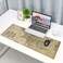 Hood-W4 Middle Earth Map Extended Large XXL Gaming Mouse Pad Mat 315 x 118 in Mousepad Keyboard with NonSlip Rubber Base Waterproof Stitched Edges for Work Game Office Home