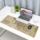 Hood-W4 Middle Earth Map Extended Large XXL Gaming Mouse Pad Mat 315 x 118 in Mousepad Keyboard with NonSlip Rubber Base Waterproof Stitched Edges for Work Game Office Home