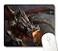 Wknoon Fantasy Scene Knight Fighting Dragon Mouse Pad