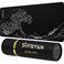 Hystar Extended Gaming Mouse Pad XXL 36 x 16 5mm Thick Waterproof Surface Smooth Polyester Fabric and Natural Rubber Base The Great Wave Black