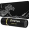 Hystar Extended Gaming Mouse Pad XXL 36 x 16 5mm Thick Waterproof Surface Smooth Polyester Fabric and Natural Rubber Base The Great Wave Black