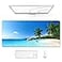 Auhoahsil Large Gaming Mouse Pad Beach Theme XXL 354 x 157 in Desk Pad Stitched NonSlip Rubber Long Computer Mousepad Thin Extended Full Size Desk Mat for Desktop Laptop Wireless Mice Blue