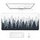 Auhoahsil Desk Mouse Pad Oversized Forest Desk Mat 354 x 157 Inch Extended Long Gaming Mousepad NonSlip Rubber Base Stitched Edges XXL Ultra Large Thin Full Desk Pad for PC Laptop Gaming Work