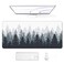Auhoahsil Desk Mouse Pad Oversized Forest Desk Mat 354 x 157 Inch Extended Long Gaming Mousepad NonSlip Rubber Base Stitched Edges XXL Ultra Large Thin Full Desk Pad for PC Laptop Gaming Work