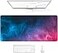 Auhoahsil Large Gaming Mouse Pad XXL 354 x 157 in Desk Pad Stitched NonSlip Rubber Long Computer Mousepad Thin Extended Full Size Desk Mat for Desktop Laptop Wireless Mice Purple