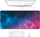 Auhoahsil Large Gaming Mouse Pad XXL 354 x 157 in Desk Pad Stitched NonSlip Rubber Long Computer Mousepad Thin Extended Full Size Desk Mat for Desktop Laptop Wireless Mice Purple