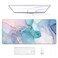 Auhoahsil Large Gaming Mouse Pad Marble Theme XXL 354 x 157 in Desk Pad Stitched NonSlip Rubber Long Computer Mousepad Thin Extended Full Size Desk Mat for Desktop Laptop Wireless Mice Teal Pink