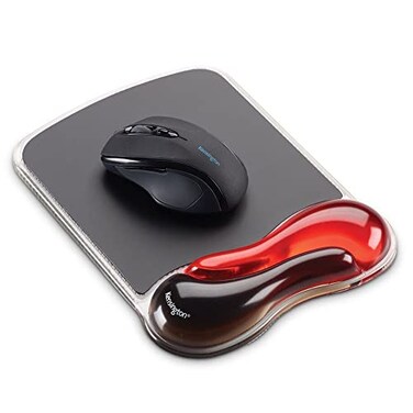 Kensington Duo Gel Mouse Pad with Wrist Rest Red K62402AM