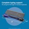 Kensington Duo Gel Keyboard Wrist Rest Ergonomic Support with Ventilation Channel Universal Compatibility K62397AM Blue