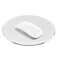 ProElife Premium Aluminum Metal Mouse Pad Mice Mat 866inch with AntiSlip Base Round Silver Color