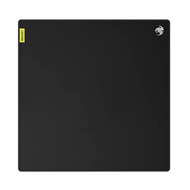 ROCCAT Sense Pro Square PC Gaming Mousepad Non Slip Rubber Back Speed MilitaryGrade Fabric with LowProfile Stitched Edges Durable Computer Desk Mat Square Black