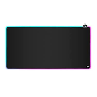 Corsair MM700 RGB Extended 3XL Cloth Gaming Mouse PadDesk Mat Massive 1220mm x 610mm 48 x 24 Cloth Surface 360 ThreeZone RGB Lighting Two USB Ports Black
