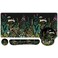 iCasso Large Mouse Pad Mouse Pad Wrist Support Set4in1 XXL Large Mousepad Keyboard Wrist RestMouse Wrist RestCoaster Set with Ergonomic Design for Home Office Table ComputerWeeds