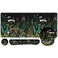 iCasso Large Mouse Pad Mouse Pad Wrist Support Set4in1 XXL Large Mousepad Keyboard Wrist RestMouse Wrist RestCoaster Set with Ergonomic Design for Home Office Table ComputerWeeds