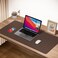 Boutilon Leather Desk Pad ProtectorNonSlip Mouse PadLaptop Desk PadOffice Mouse MatWaterproof Leather Desk BlotterDesk Writing Pad for Office and Home MCoffee30x14