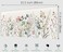 DCJJM Cute Wild Flower Desk Mat Boho Aesthetic XL Large Extended Gaming Mouse Pad Desk Pad with Stitched Edges 315x118 in Computer Laptop Mousepad Keyboard and Mouse Mat for Women Office Desk Decor