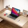 Boutilon Leather Desk Pad ProtectorNonSlip Mouse PadLaptop Desk PadOffice Mouse MatWaterproof Leather Desk BlotterDesk Writing Pad for Office and Home LGolden35x 17