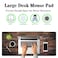 Samgula Gaming Mousepad Computer Desk Pad Computer Desk Mats XXL Mouse Pad Pc Gaming Mat Waterproof NonSlip Rubber Base 354 X 157 for WorkGameOffice Dark Wood Vintage Natural Wooden Board