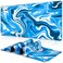Canjoy Gaming Mouse Pad Fluid Pattern Mouse Pad 315x118inch Large Extended Computer Mouse Mat Keyboard Full Desk Mousepad for Gaming Office Home