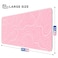 TLZA Gaming Mouse Pad Big Mousepad with NonSlip Rubber Base 315 x 118 in XL Large Desk Mat for Gaming Home Office Long Keyboard Pad Mouse Mat for Computer with Stitched Edges Pink Topographic
