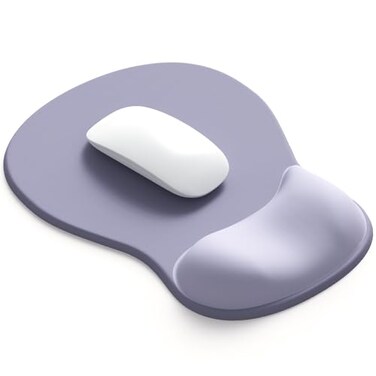 DEMON CHEST ErgoComfort Gel Wrist Rest Mouse PadErgonomic Office Mousepad with Wrist SupportNonSlip Design Desk Accessories Mat for HomeGame Decor 06Lavender Haze