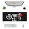 Jedenkuku Japanese Samurai Red Sun Black Background Mouse Pad Long Extended XL Mousepad Desk Pad Gaming Pc Desktop Large Rubber Mice Pads Stitched Edges 315 X 118