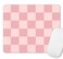 SXCKANG Pink Mouse Pad Checkered Pattern Mousepad Square Premium Texture Computer Cute Mouse Pad Design for Office Work Home NonSlip Rubber Gaming Mouse Pads for Computer Laptop Modern Aesthetic
