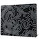 GMKWTL XVX Glass Mouse Pad for Gaming Black Topographic Hard Gaming Mousepad Professional Large Mouse Mat 410mm310mm Special Glass Surface with Improved Precision and Speed