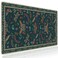 HAOCOO Large Desk Mat for Keyboard and Mouse XXL NonSlip Office Mouse Pad with Edge Stitching Dark Green Desktop Protective Mat