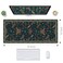 HAOCOO Large Desk Mat for Keyboard and Mouse XXL NonSlip Office Mouse Pad with Edge Stitching Dark Green Desktop Protective Mat