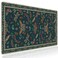 HAOCOO Large Desk Mat for Keyboard and Mouse XXL NonSlip Office Mouse Pad with Edge Stitching Dark Green Desktop Protective Mat