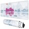 KOAIWPAE Desk Mat Cherry Blossom Tree Oil Ink Painting Extended Gaming Mouse Pad Large 354x157 Big Mouse Pad with NonSlip Base and Stitched Edge Long Computer Keyboard Mouse Mat for Home Office Work
