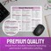 Monilee and Bella Excel Shortcuts Mouse Pad 775 x 925 x 02 inches 66 Commands The Ultimate Productivity Tool Easy Reference Guide for Efficient Excel Navigation Purple