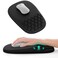 VAGAU Ergonomic Mouse Pad with Wrist Support Wrist Rest Pain Relief Mousepad Memory Foam NonSlip PU Base for Gaming Office and Home Black