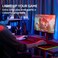 KTRIO RGB Large Gaming Mouse Pad Desk Mat Superior MicroWeave Cloth for Precise Mouse Control NonSlip Rubber Base Stitched Edges WaterResistant for Gamer Office Home 315 x 157 in