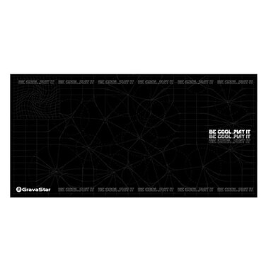 GravaStar Large Gaming Mouse Pad with NonSlip Rubber BaseStitched EdgeDesk mat for LaptopComputer PC Wristing Pad for GamerOffice HomeBlack