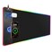 Miroddi Mouse Pad with Magnetic Wireless Charging Large Desk Pad Protector RGB Black Desk Mat with 15W Fast Charger NonSlip Waterproof Mousepad for Office Home Gaming XXL315x1575 Black