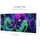 HZWFZB Octopus Desk Mat Gaming Mouse Pad Neon Cthulhu Monster Cool XL Mouse Pad Large Mousepad Extended Laptop Keyboard Mat Gaming Desk Pad Mouse Mat Office Computer Keyboard Laptop Home 315x118