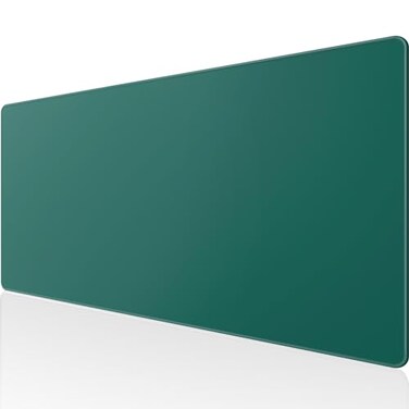 KTRIO Large Gaming Mouse Pad Desk Mat Superior MicroWeave Cloth NonSlip Rubber Base Stitched Edges WaterResistant for Gamer Office Home 315 x 157 InchForest Green