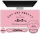 ToLuLu Gaming Mouse Pad Large Desk Mat Cute Desk Pad Protector 4in1 XXL Mousepad Keyboard Wrist RestMouse Wrist RestCoaster Set with Ergonomic Desk Pad for Home Office Table Computer Pink Pretty Bow