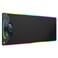 HiWe Gaming Mouse Pad RGB 35x158 Large Keyboard Desk Mat with Magnetic Wireless Charging for iPhone 24 Light Effects NonSlip Base Waterproof UltraSmooth Surface with Adapter Black