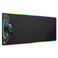 HiWe Gaming Mouse Pad RGB 35x158 Large Keyboard Desk Mat with Magnetic Wireless Charging for iPhone 24 Light Effects NonSlip Base Waterproof UltraSmooth Surface with Adapter Black