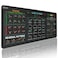 JIKIOU Stock Market Invest Day Trader Trading Mouse Pad Chart Patterns Cheat SheetXLarge Computer Mouse PadDesk Mat with Stitched Edges 315 x 118 in
