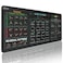 JIKIOU Stock Market Invest Day Trader Trading Mouse Pad Chart Patterns Cheat SheetXLarge Computer Mouse PadDesk Mat with Stitched Edges 315 x 118 in