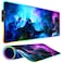 Armanza RGB Gaming Mouse Pad Large Mousepad with Led Light Keyboard Pad Gaming Accessories for Desk NonSlip Rubber Base Big Mouse Mat for Gamer 315 X 118 Inch Dazzling Galaxy