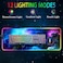 Armanza RGB Gaming Mouse Pad Large Mousepad with Led Light Keyboard Pad Gaming Accessories for Desk NonSlip Rubber Base Big Mouse Mat for Gamer 315 X 118 Inch Dazzling Galaxy