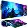 Armanza RGB Gaming Mouse Pad Large Mousepad with Led Light Keyboard Pad Gaming Accessories for Desk NonSlip Rubber Base Big Mouse Mat for Gamer 315 X 118 Inch Dazzling Galaxy