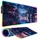 Armanza RGB Gaming Mouse Pad Large Mousepad with Led Light Gaming Accessories Keyboard Pad for Desk NonSlip Rubber Base Big Mouse Mat for Gamer 315 X 118 Inch Japanese Streets