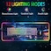 Armanza RGB Gaming Mouse Pad Large Mousepad with Led Light Gaming Accessories Keyboard Pad for Desk NonSlip Rubber Base Big Mouse Mat for Gamer 315 X 118 Inch Japanese Streets